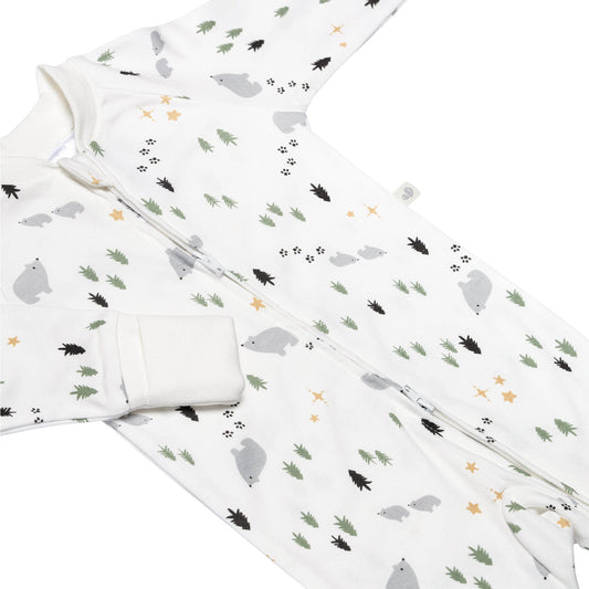 Pyjama pour bébé en bambou - Ourson de Noël