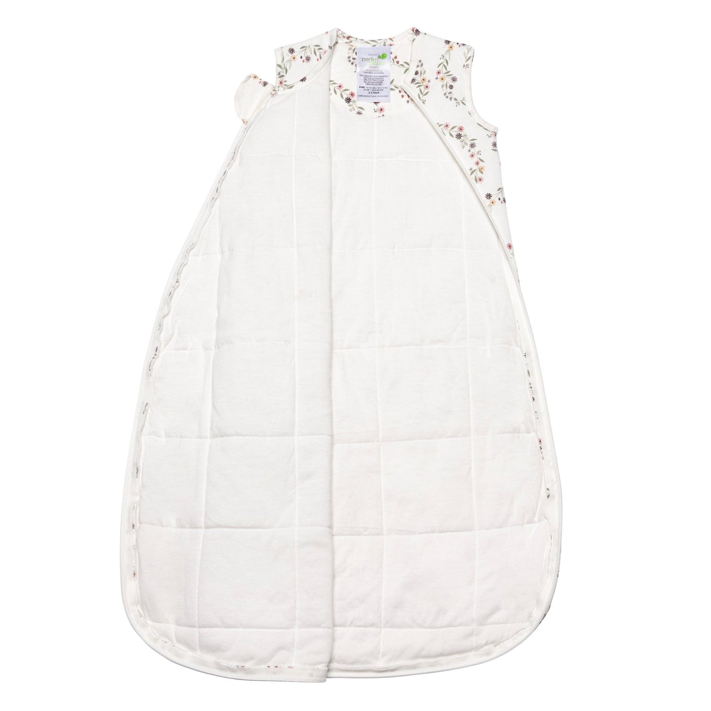 Quilted bamboo sleep bag - Hearts (1.0 tog)