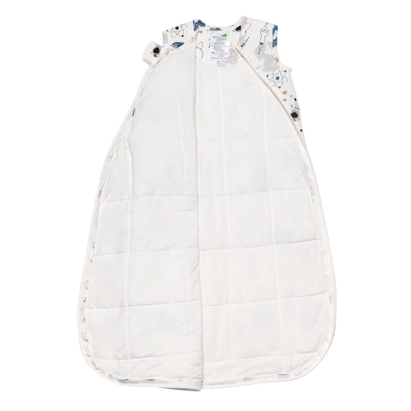 Quilted bamboo sleep sack - Space (1.0 tog)