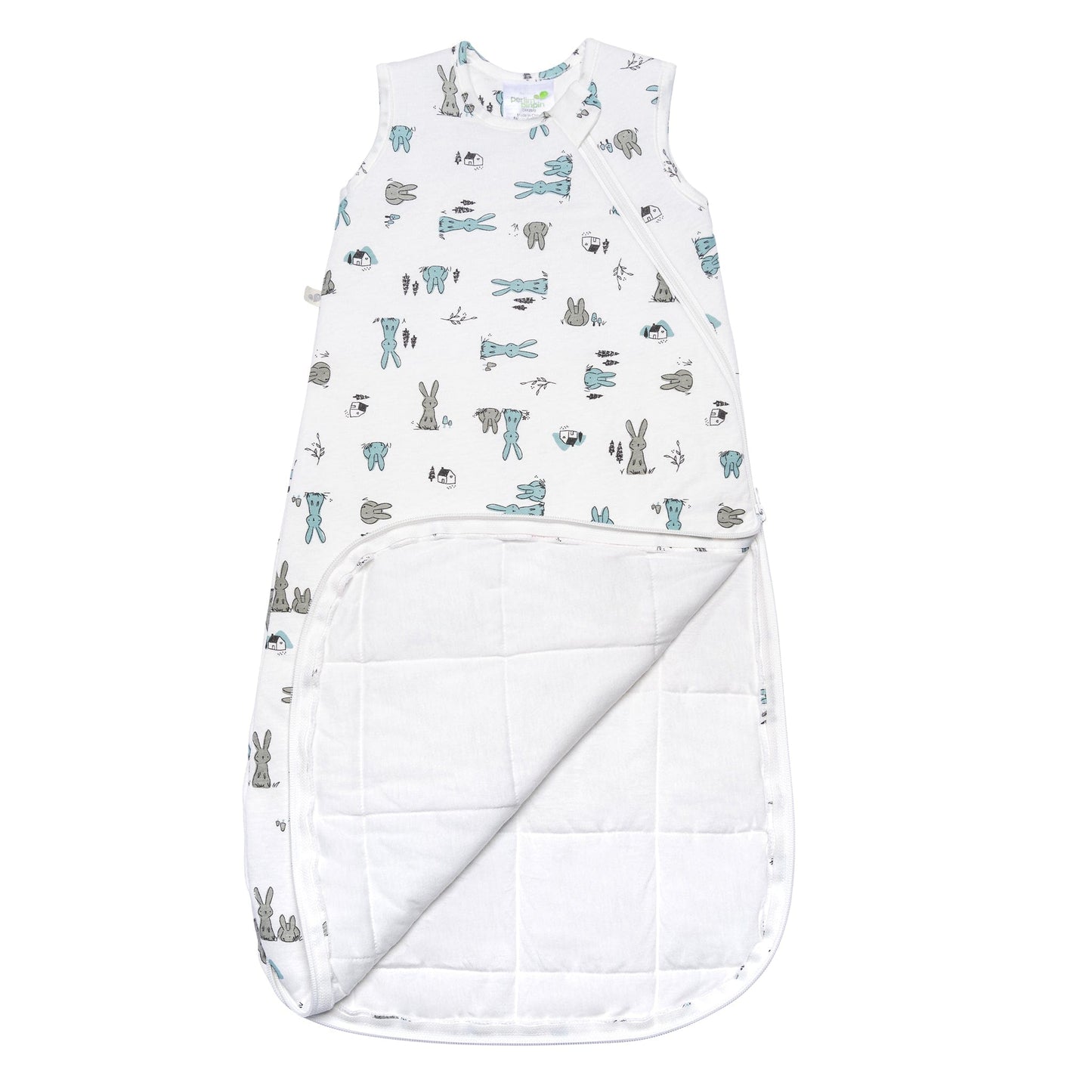 Quilted bamboo sleep sack - Bunnies (2.5 togs)