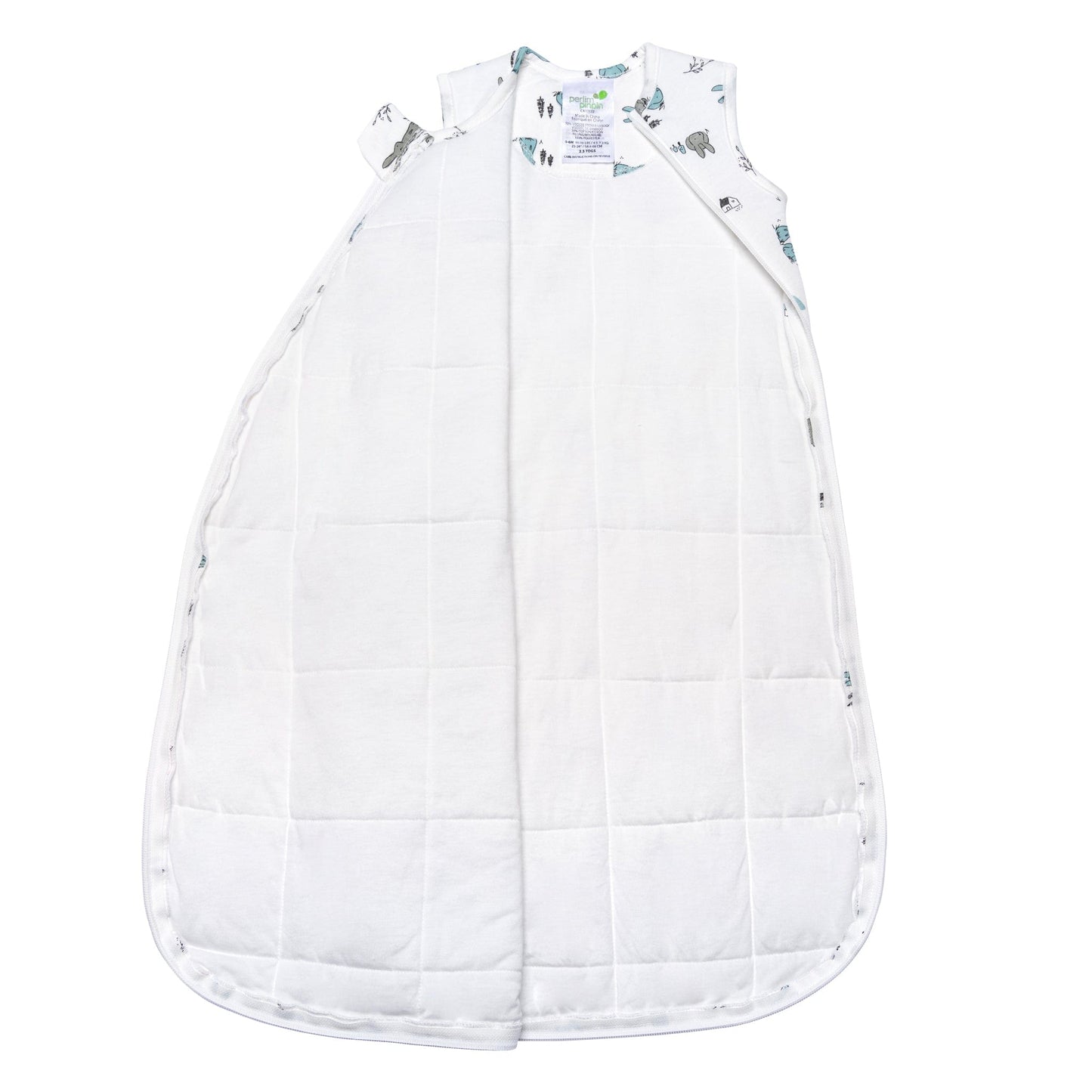 Quilted bamboo sleep sack - Bunnies (2.5 togs)