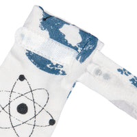 Newborn bamboo scratch mittens - Space