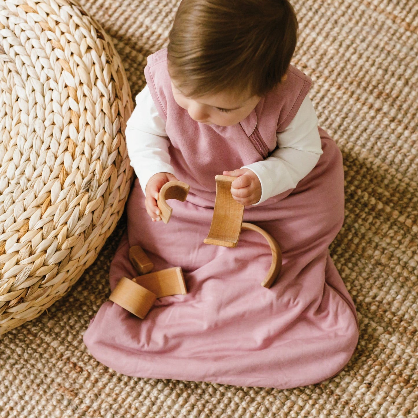 Quilted bamboo sleep sack - Lotus (2.5 togs)