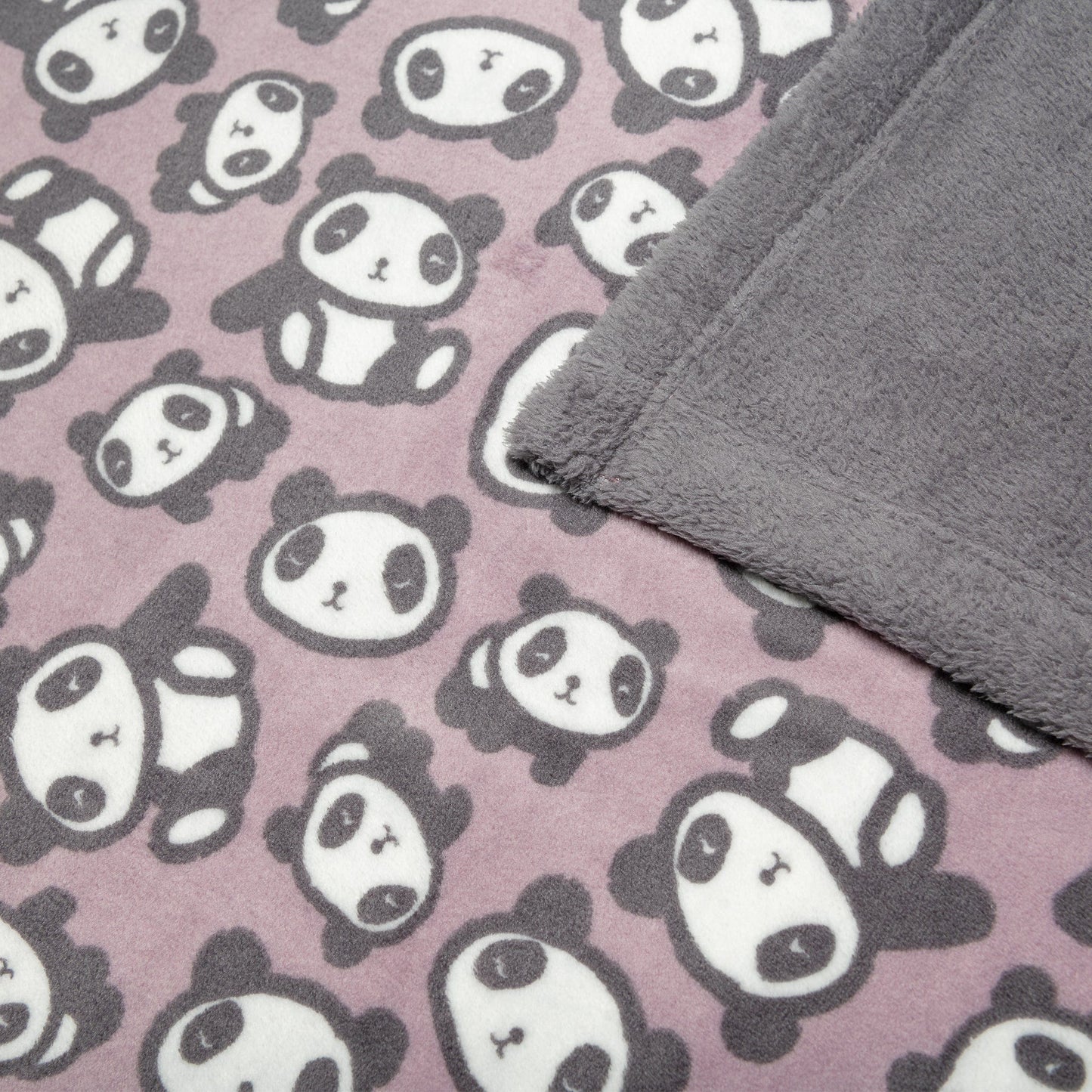 Couverture en peluche - Pandas