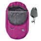Baby car seat cover for winter - Magenta