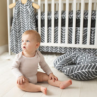 Jupe de lit pour bébé - Chevron