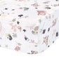 Cotton muslin fitted sheet - Lotus Jungle