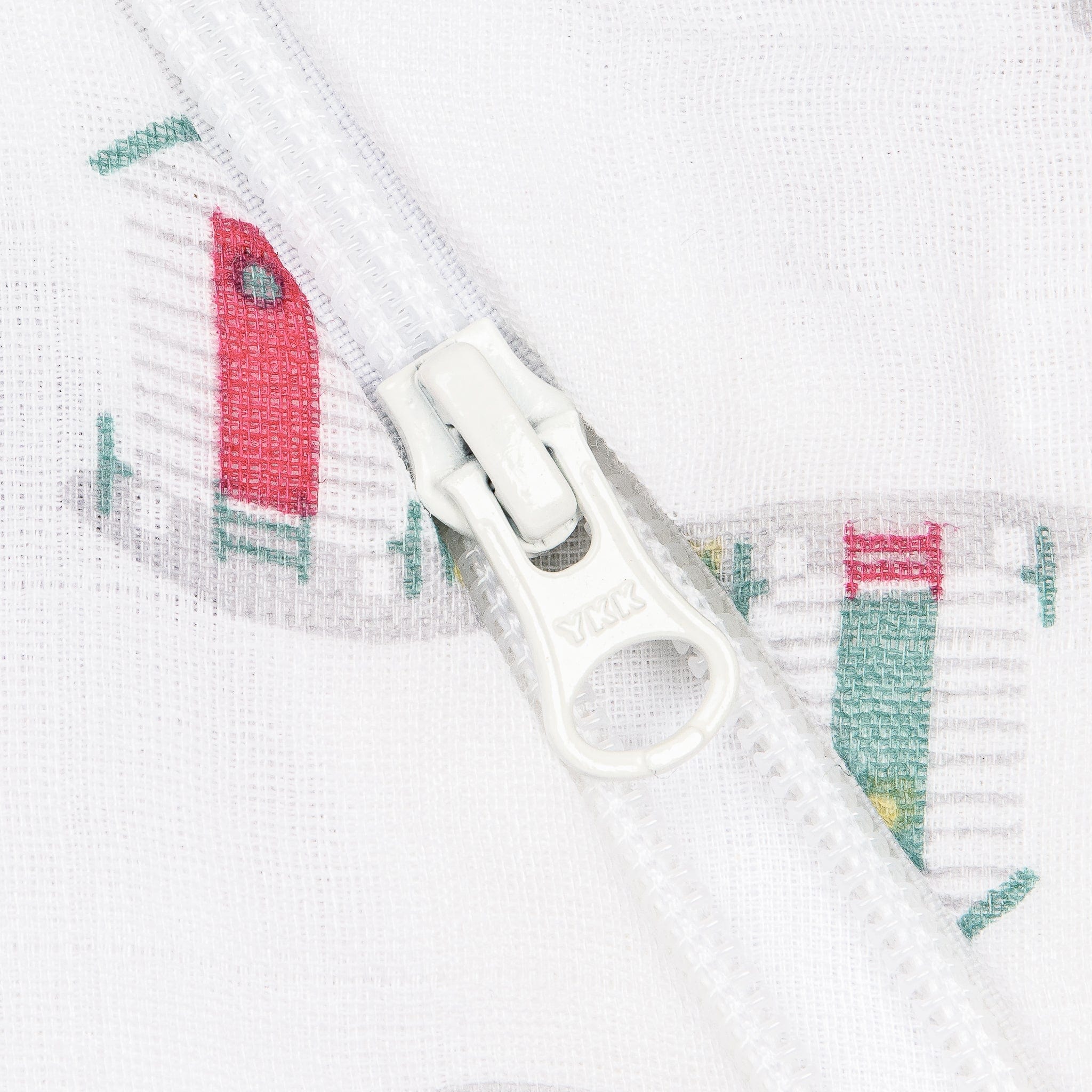 Sac de nuit mousseline de coton - Cabane à la plage (0.7 tog)