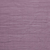 Cotton muslin sleep sack - Plum (0.7 tog)