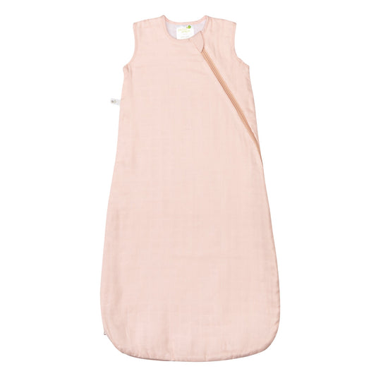 Cotton muslin sleep bag - Pink (0.7 tog)