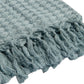 Organic cotton throw blanket - Sarcelle