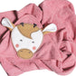 Baby hooded towel - Giraffe