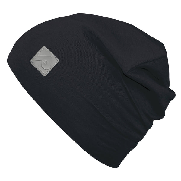 帽子 everyone cotton rib beanie (BLACK) Cotton beanie - Black – Perlimpinpin