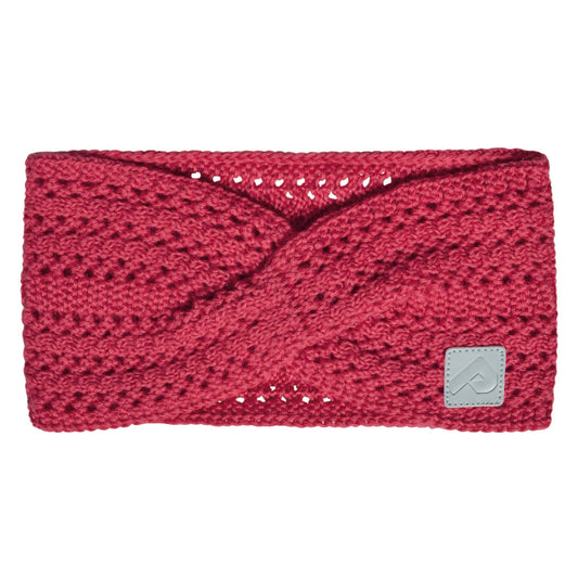 Knitted acrylic headband - Pink