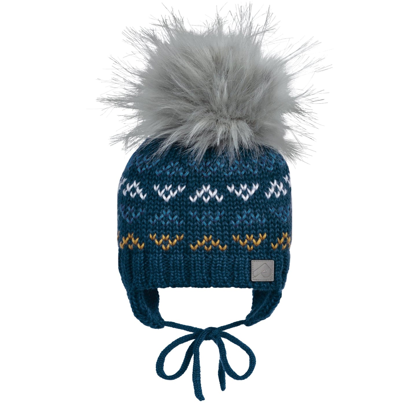 Winter hat with strings and removable pompom - Rorqual
