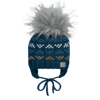 Acrylic hat with fleece lining and ears - Rorqual