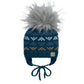 Winter hat with strings and removable pompom - Rorqual