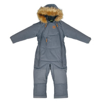 One piece toddler snowsuit - Charbon Textured