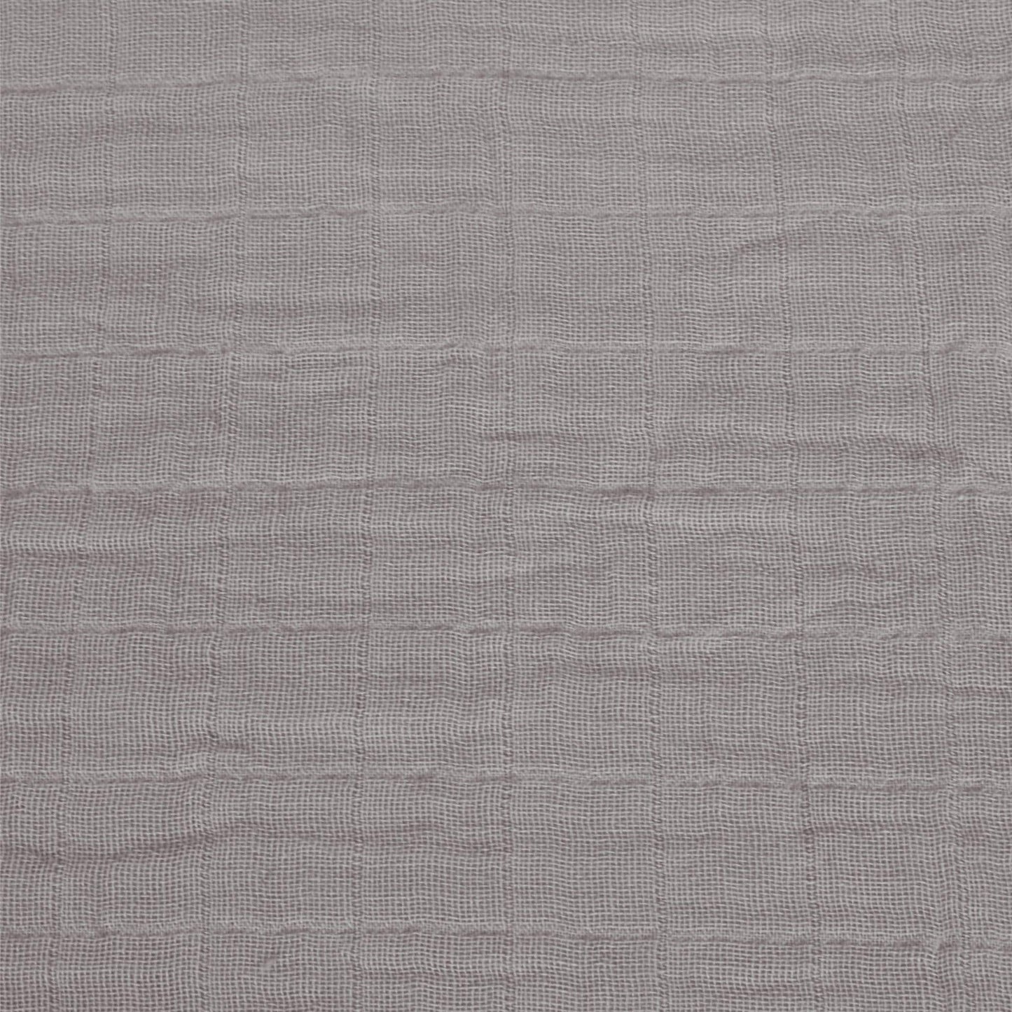 Cotton muslin fitted sheet - Taupe