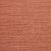 Cotton muslin change pad cover - cinnamon