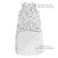 Cotton muslin sleep bag - Plum Leaves (0.7 tog)