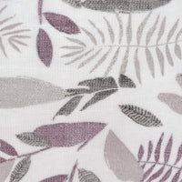 Sac de nuit mousseline de coton - feuilles prunes (0.7 tog)