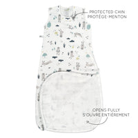 Cotton muslin sleep sack - Bunnies (0.7 tog)