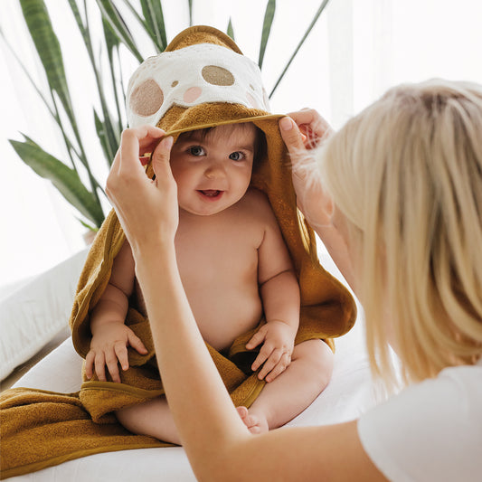 Mikilon Serviette de bébé Serviette de visage pour bébé en gaze de coton  pur Petite serviette absorbante douce pour enfant à six couches 