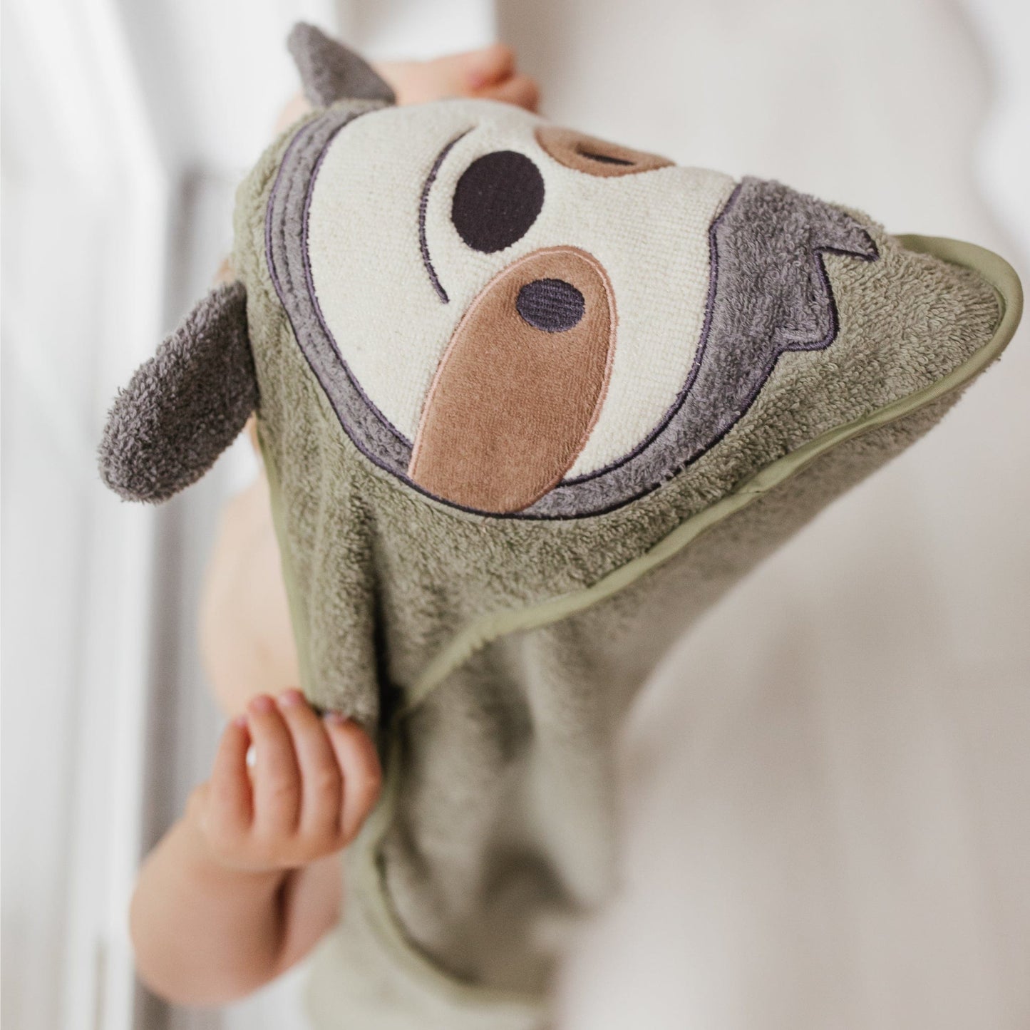 Baby hooded towel - Sloth