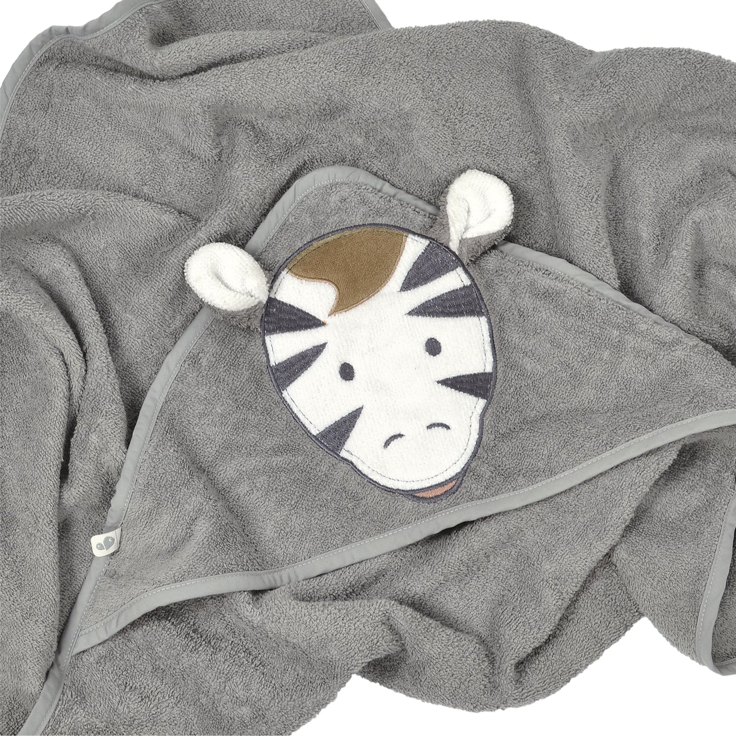 Baby hooded towel - Zebra