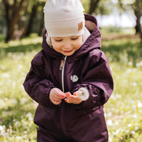 Cotton beanie with ears - Latte