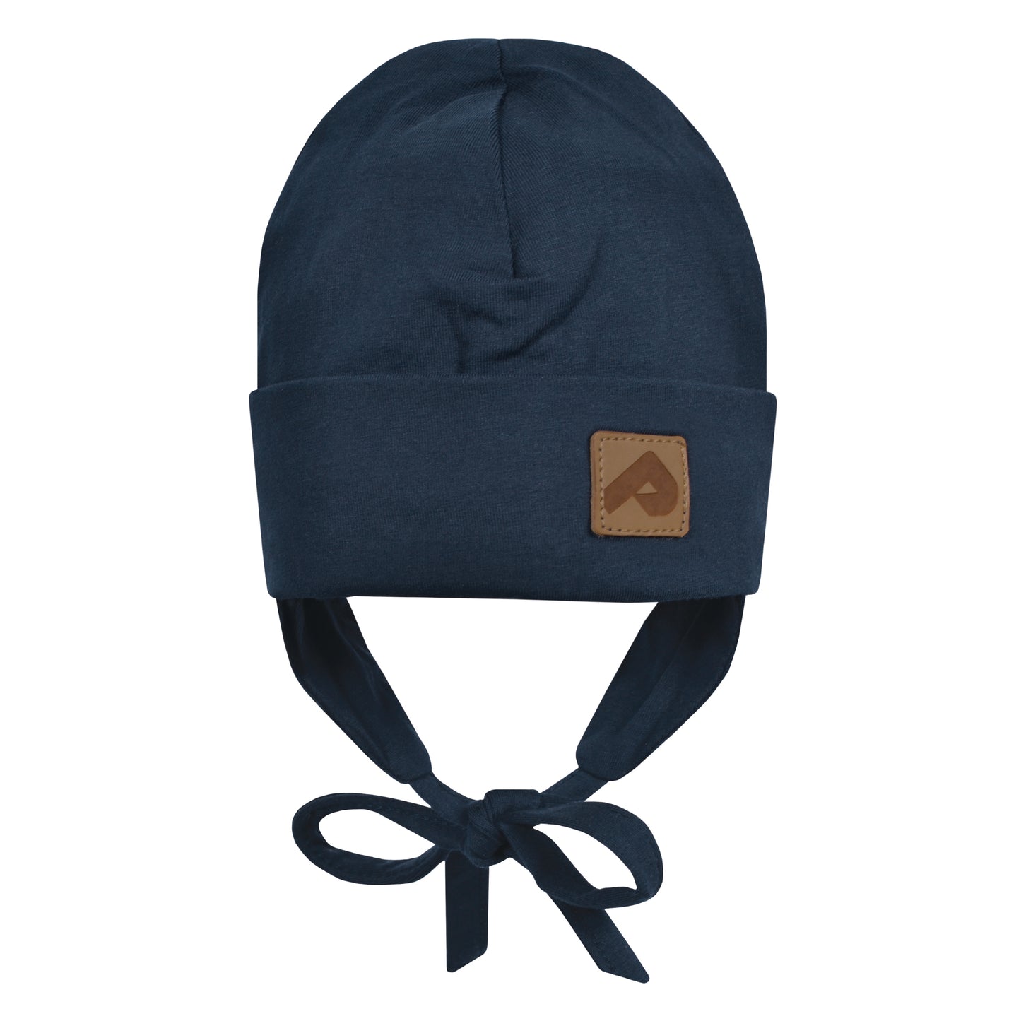 Cotton beanie with ears - Navy