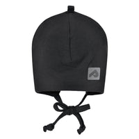 Bonnet de coton avec oreilles - Noir