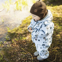 Cotton beanie with ears - Toffee Drops