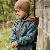 Cotton beanie - Light toffee