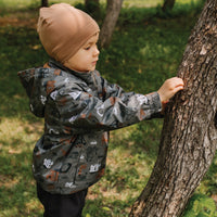 Cotton beanie - Light toffee