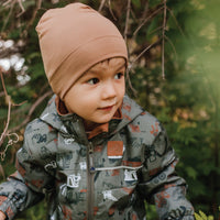 Cotton beanie - Light toffee