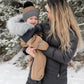 Tuque d'hiver avec cordon - Charcoal/Toffee