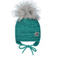 Winter hat with strings and removable pompom - Canard