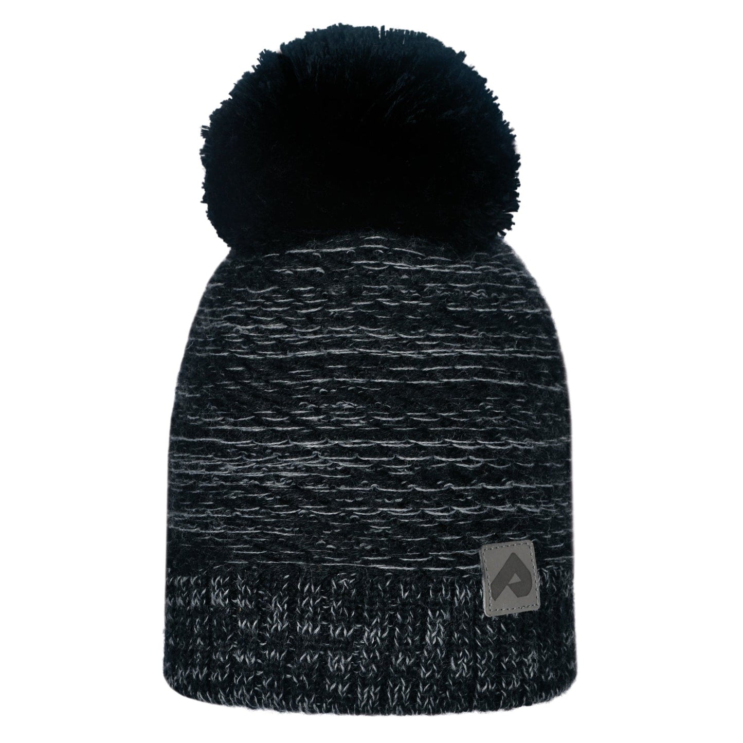 Tuque d'hiver pour garçon - Noir & Gris