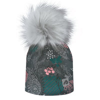 Chapeau de coton doublé de polar - Flore