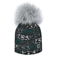 Chapeau de coton doublé de polar - Monsters